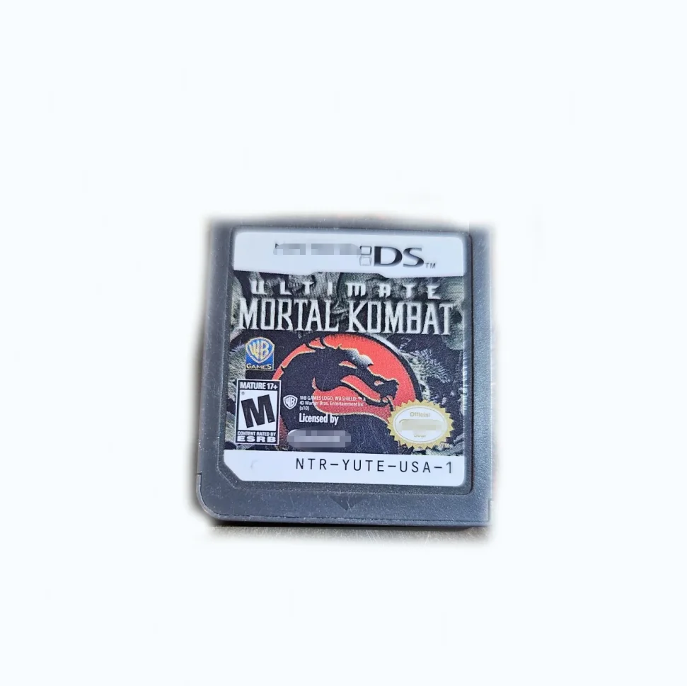 DS Games Cartridge for Ultimate Mortal Kombat DS Console