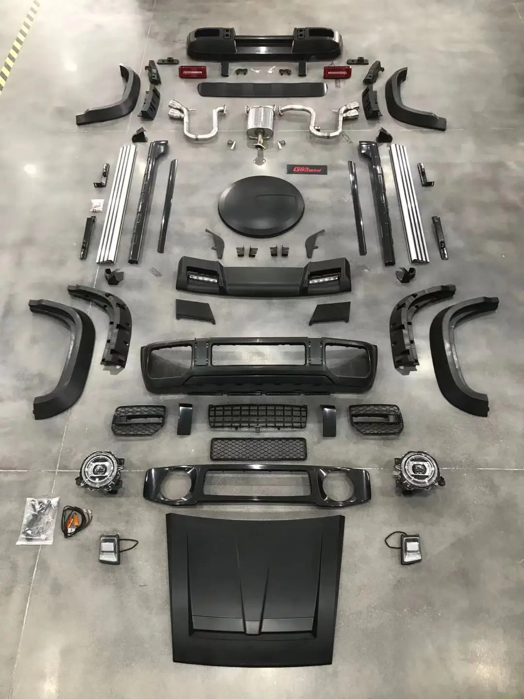 Body Kit For Suzuki Jimny 2018 Upgrade G63 Style Body Kit With Front