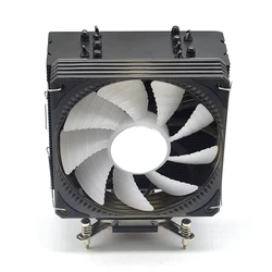 Охлаждающий вентилятор для ЦП с воздушным охлаждением ARGB 120 мм, бесшумный Большой кулер с 6 тепловыми трубками и медной трубкой