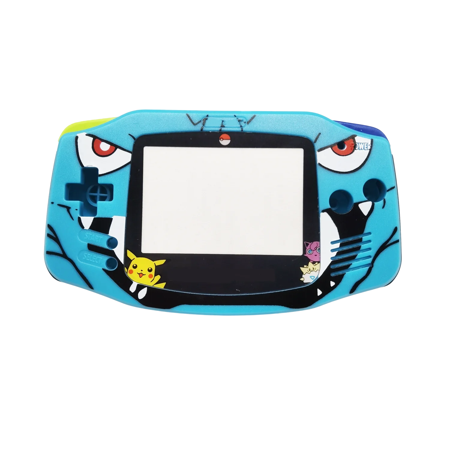 Housing for Nintendo GBA GameBoy Advance Shell Screen Pokemo Yellow Pikachu