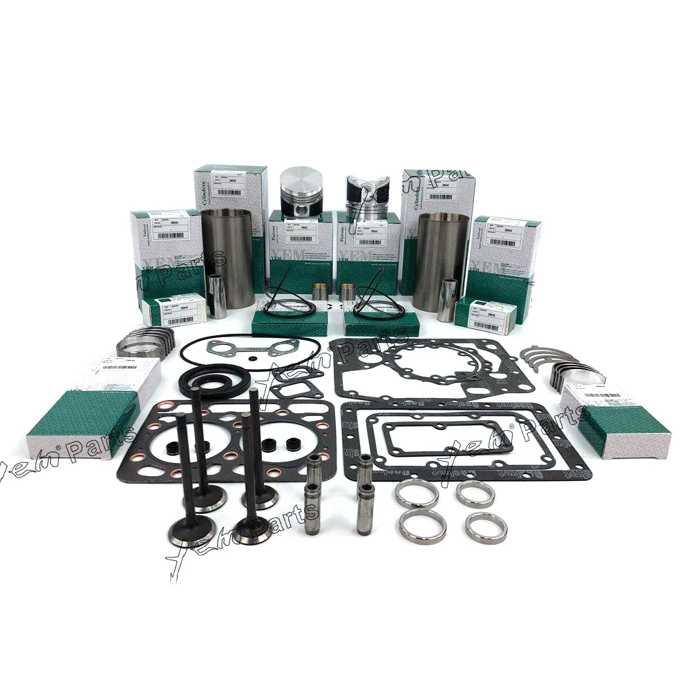 ZB600 Engine Rebuild Kit Full Gasket Kit Engine Piston Ring Set for Kubota Engine Parts