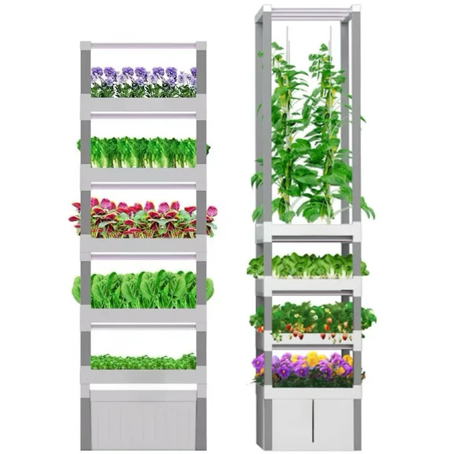 Mobile Phone Control New Agricultural Greenhouse Vertical Hydroponic Planting System Planting Block for Hydroponics