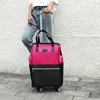 Rose red swivel wheel single trolley bag