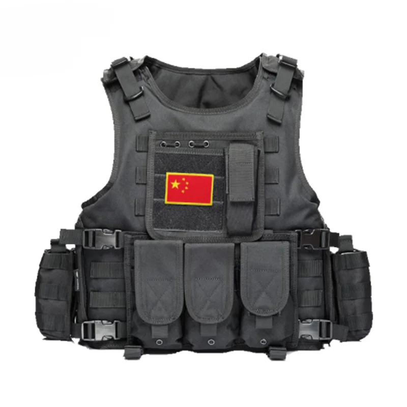 狩猎户外防弹特警队作战 chaleco 军事弹道 molle 袋狩猎战术背心
