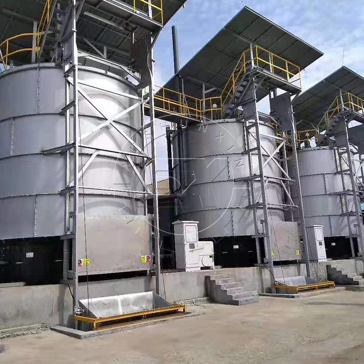 Closed Composter Reactor Composting Machine Manure Fermentation Tank Farm Machine