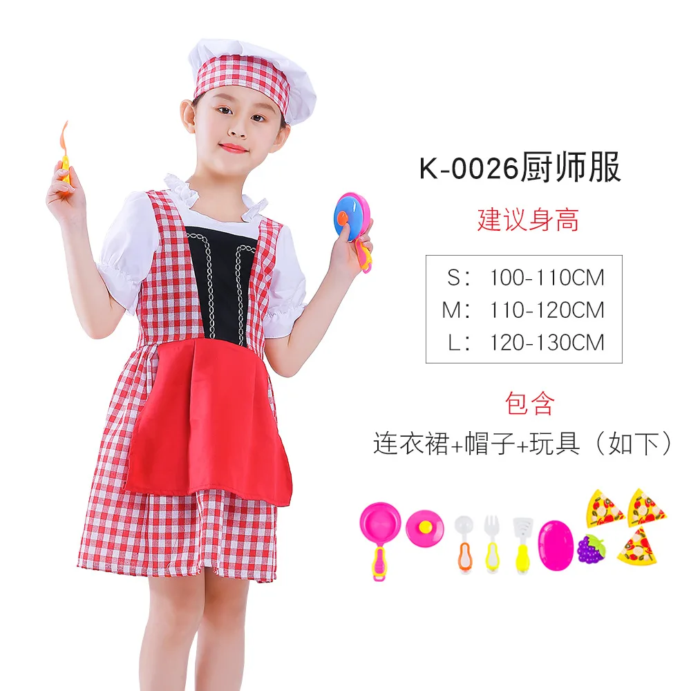 Kids Deluxe Chef Girls Costume | $37.99 | The Costume Land