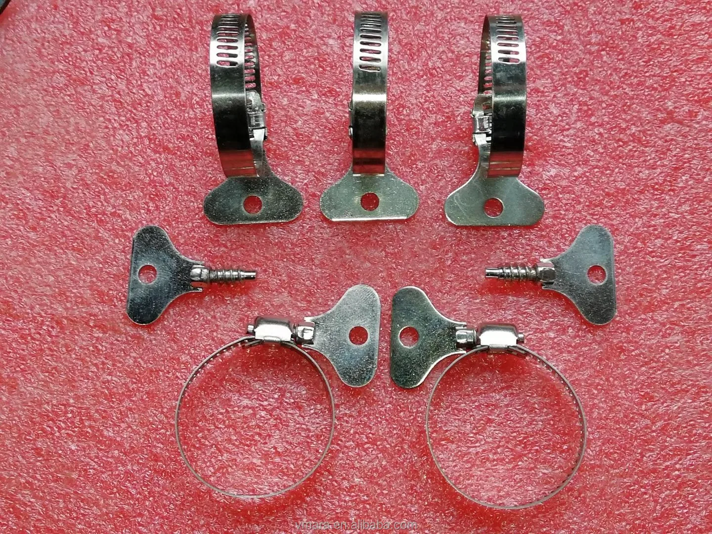 America Style Worm Gear Clamp Stainless Steel 201 Hose Clamp With