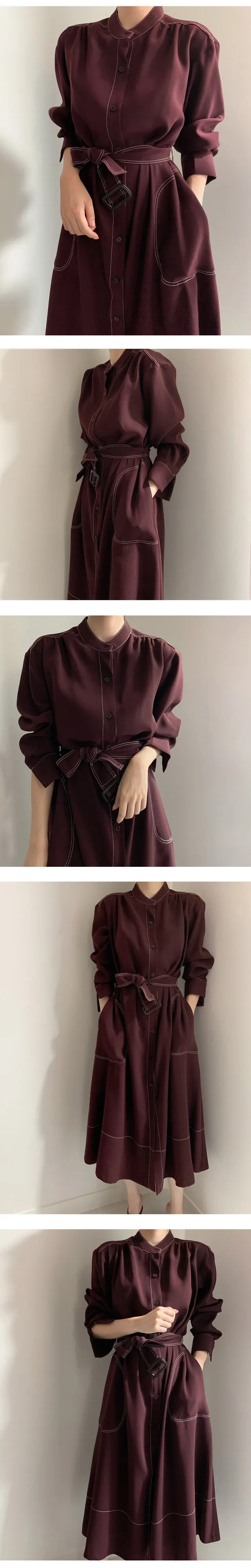 Wholesale 2022 Spring and Autumn Women's Korean Elegant Dress