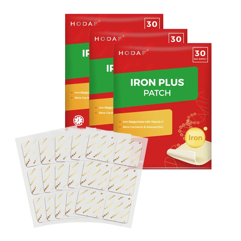 OEM Help Iron Absorb Patch 30 Days Supply Safe Natural Topical Iron Patch