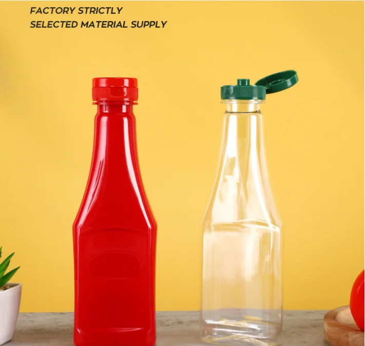 Personal Labels 320ml Tomato Bbq Chili Sauce Plastic Bottle Ketchup