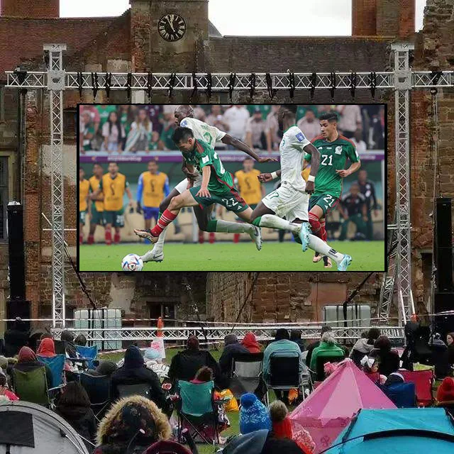 ARESLED Fast Assembly SMD Outdoor P3.91mm Large Moving Video Wall HUB Board Connection LED Display Panel Screen