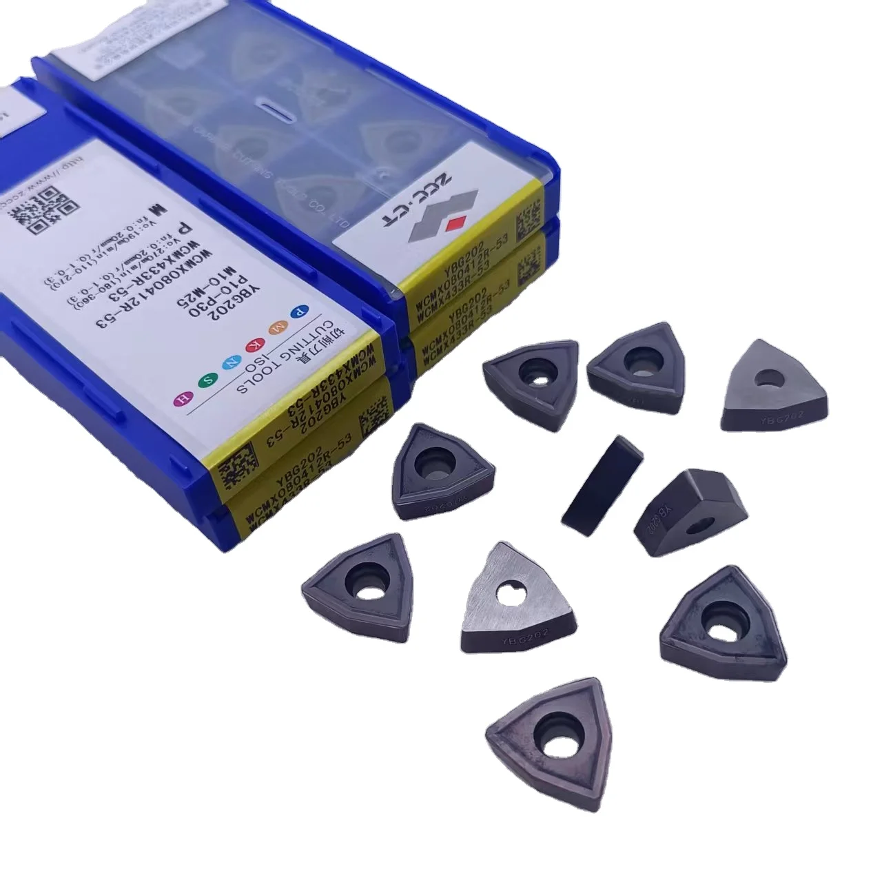 ZCC.CT U Drill Inserts WCMX WCMX433 WCMX080412 Carbide Drilling