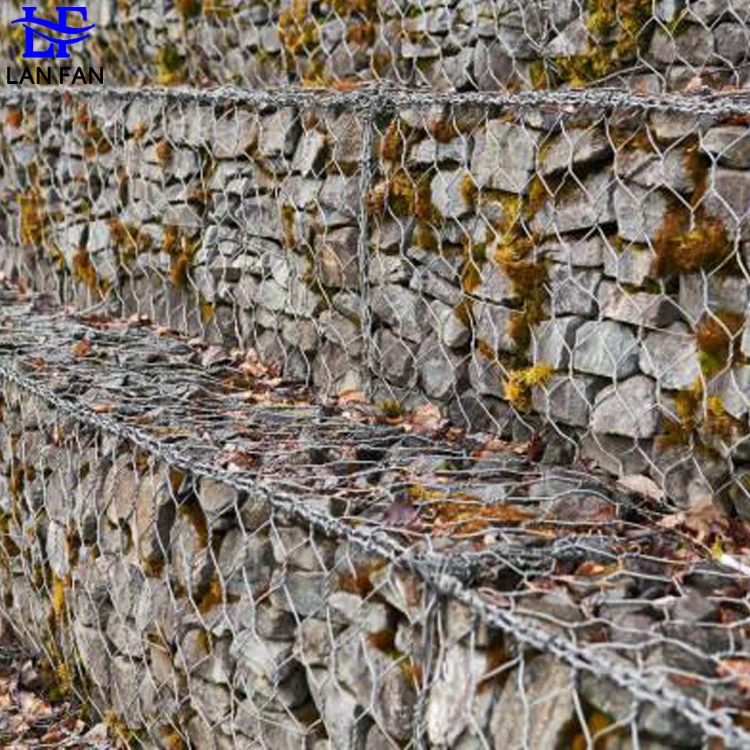 Stone Gabion Wire Cage Inox Box and Galvanized Mattress Erosion Control Woven Gabion