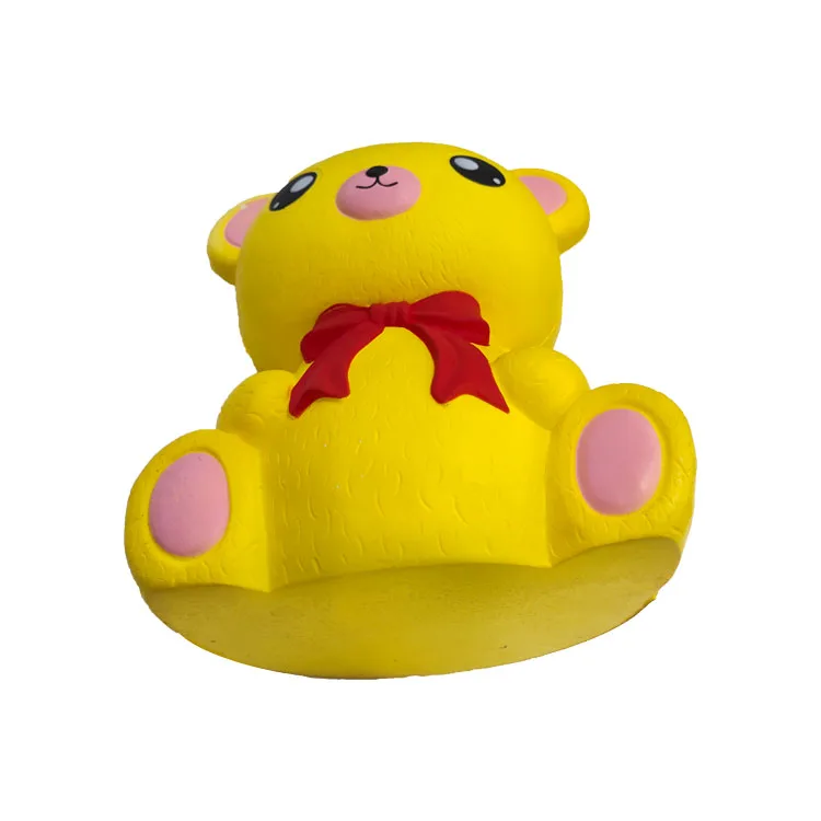 定制pu熊慢涨动物玩具坐立不安的玩具打趣pu玩具