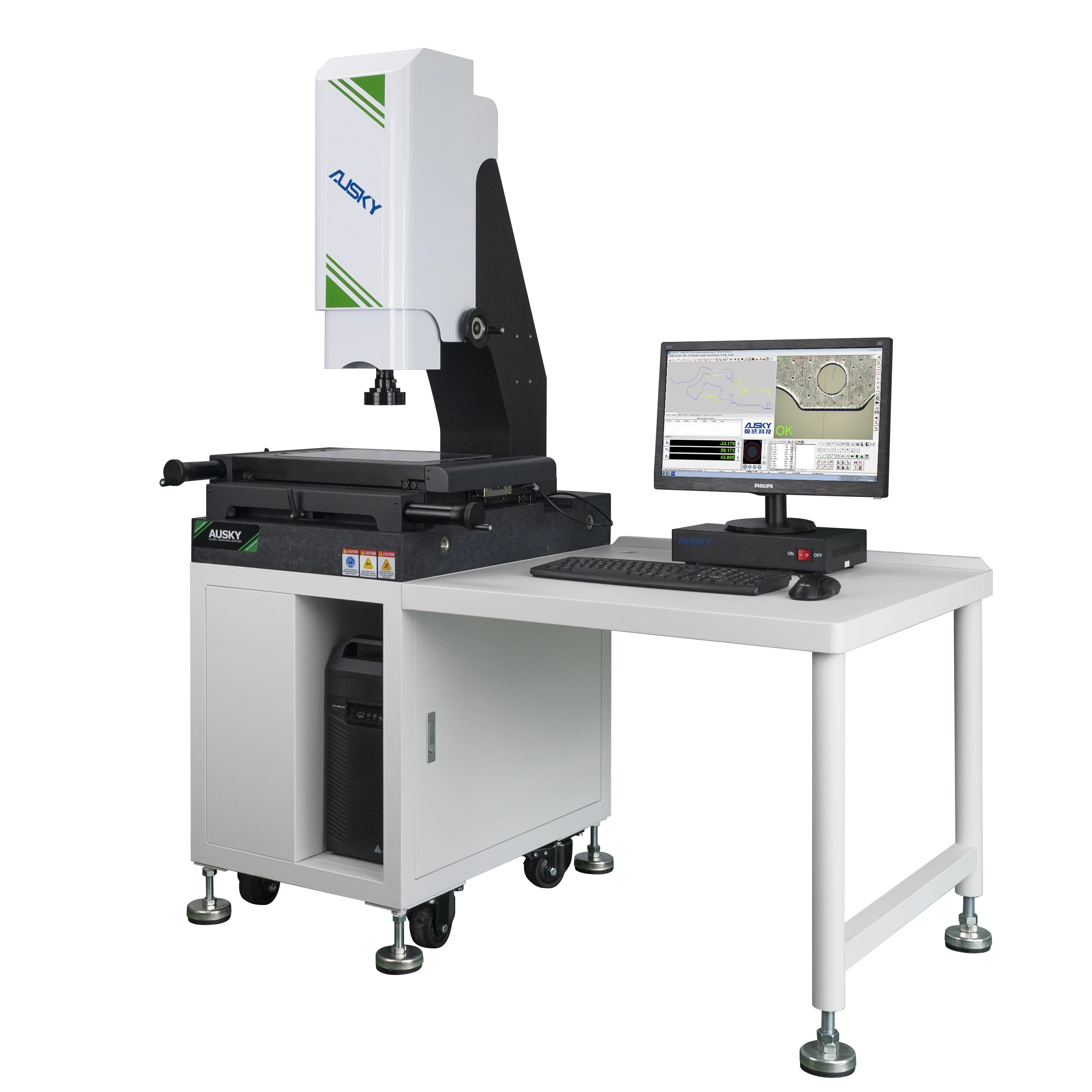 High Performance and Accuracy Dimension Video Measuring System 2D Measuring Machine Precision CMM Vision Measurement