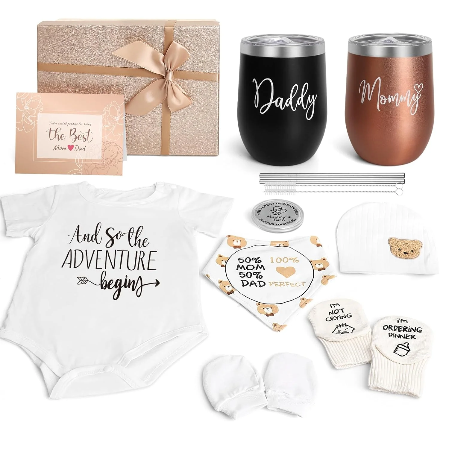 Shop Our Ready to Ship Newborn Gift Set with Custom Logo
