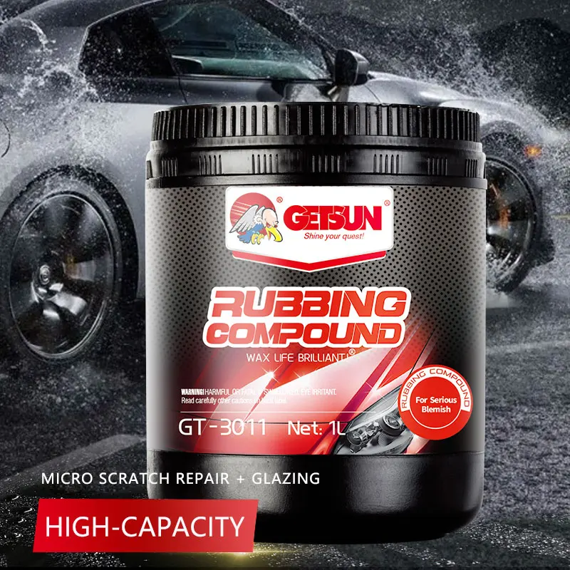 Getsun Heavy Cut Rubbing Compound Car Paint Scratch Remover Machine Applied Polishing Agent Severe Oxidation Layer Treatment