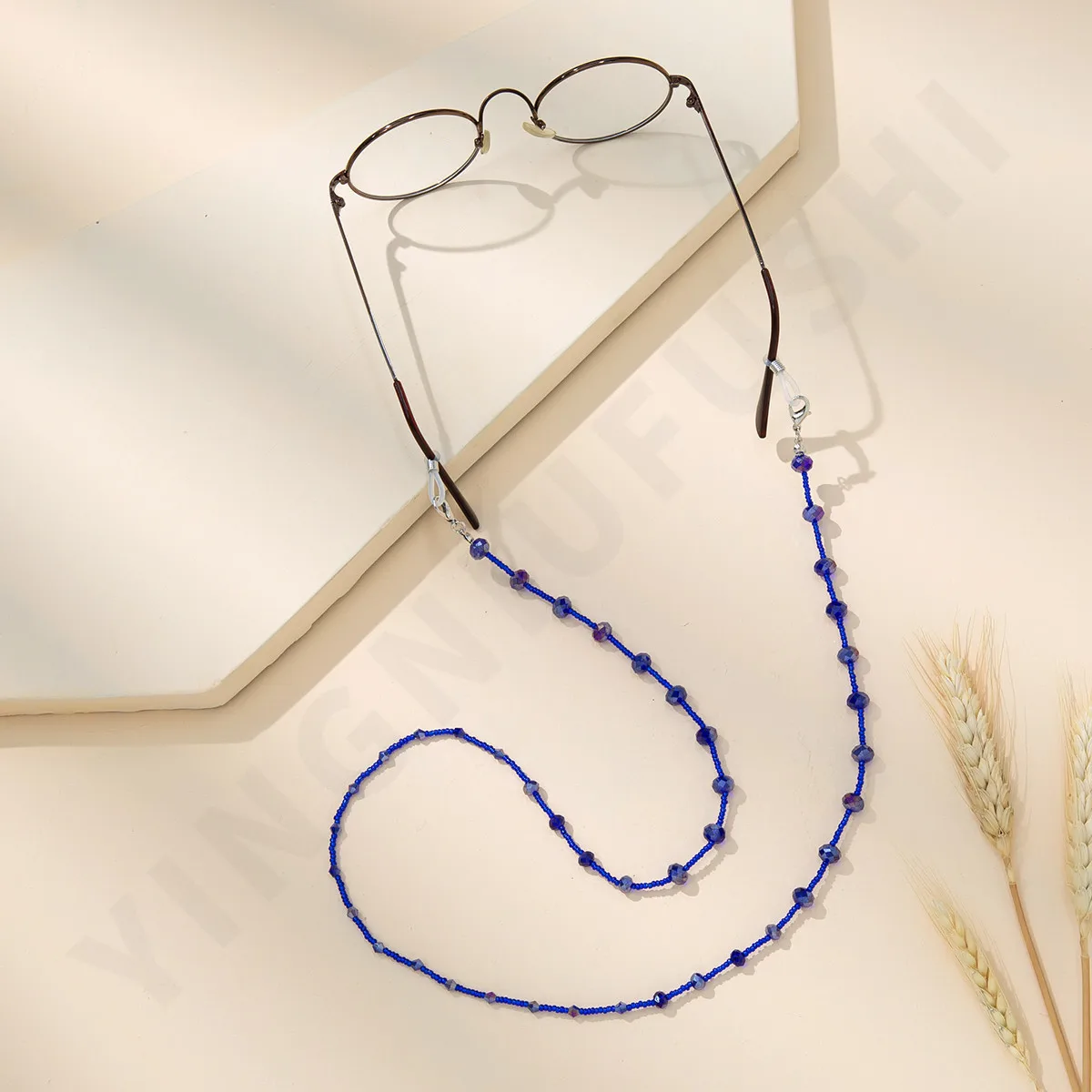 2021 Новое поступление, цепочка для очков из бисера, модные простые однотонные бусы ручной работы, солнцезащитные стеклянные цепочки для женщин и мужчин