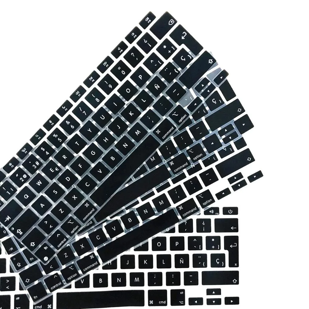 Французский испанский чехол для клавиатуры Macbook Air13 M1 A2337 Защитная пленка ноутбука 2020 13Air наклейка на клавиатуру A1466 A1932