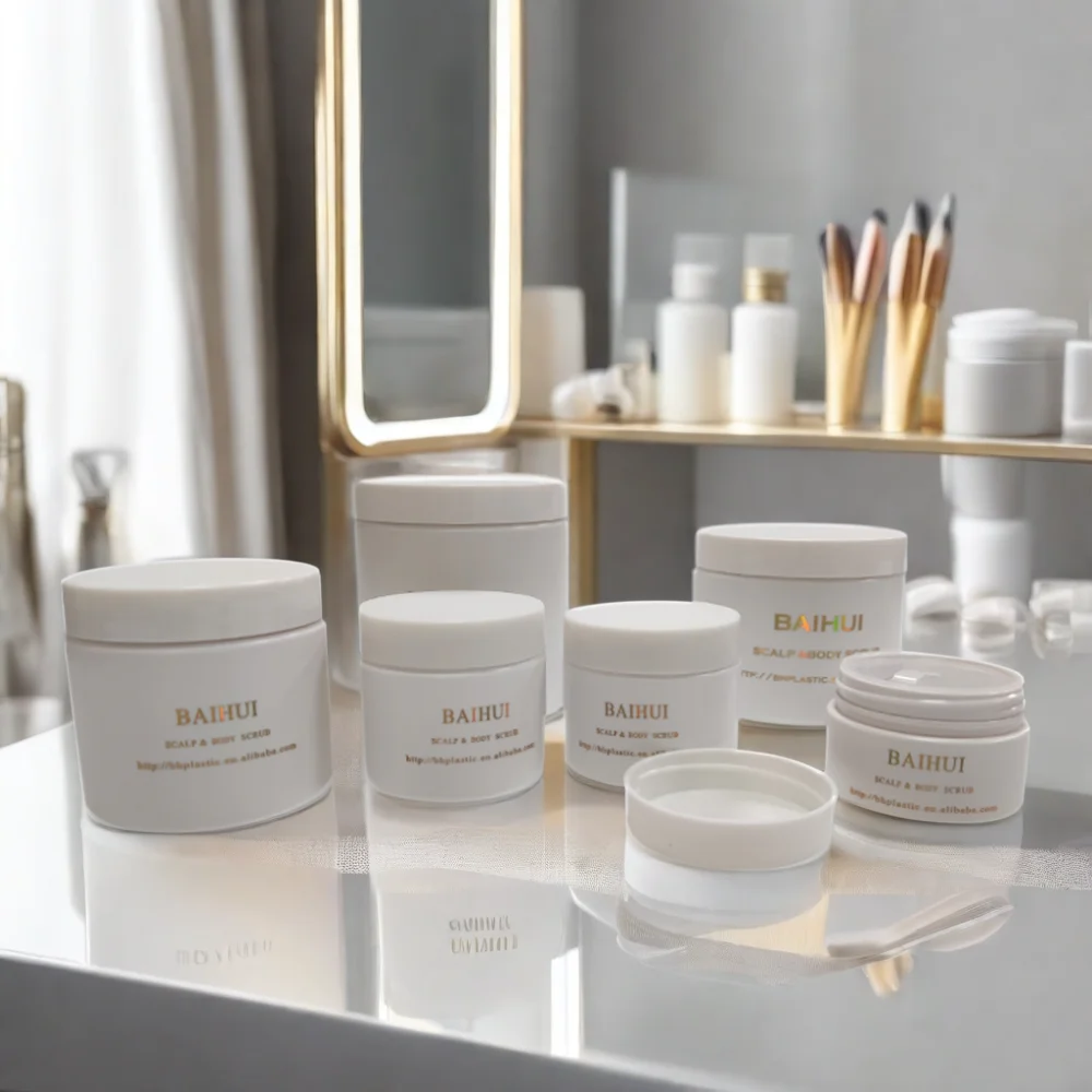 New 15ml to 600ml Matte Empty Skin Care Package Eye and Face Luxury Cream Pet Jar With Screw Cap