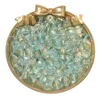 Transparent glass beads - light blue