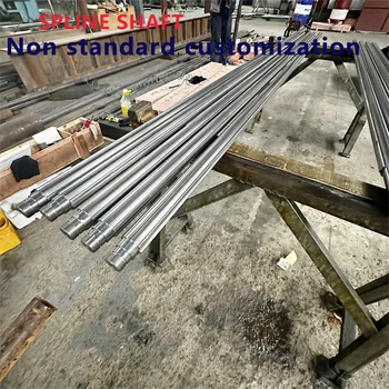 Non-standard Customized Trapezoidal Splined Shafts and Micro-rectangular Splined Lead Screws for Large Machine Tools