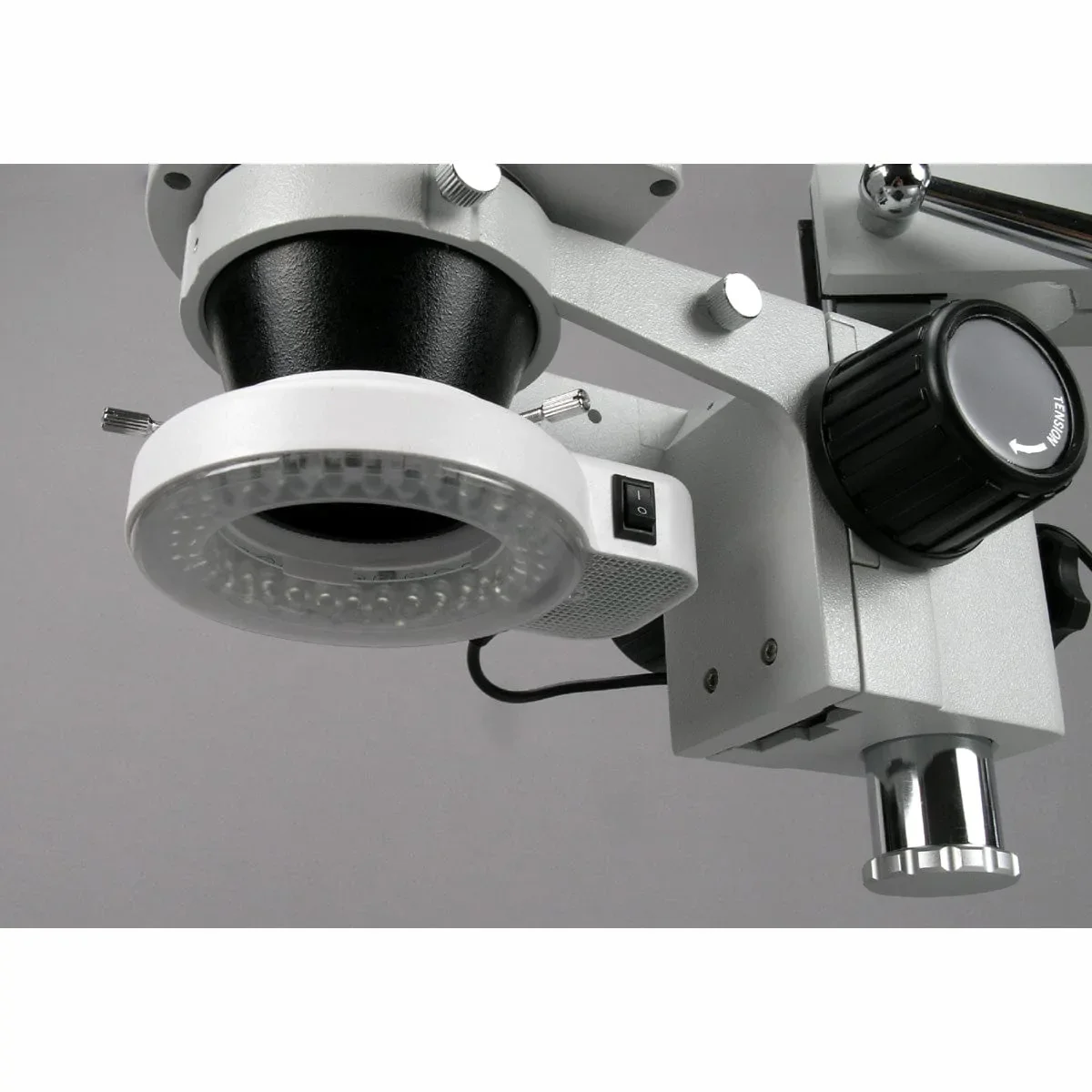 AmScope 3.5X-90X LED Circuit Inspection Trinocular Zoom Stereo Microscope + 3MP Camera