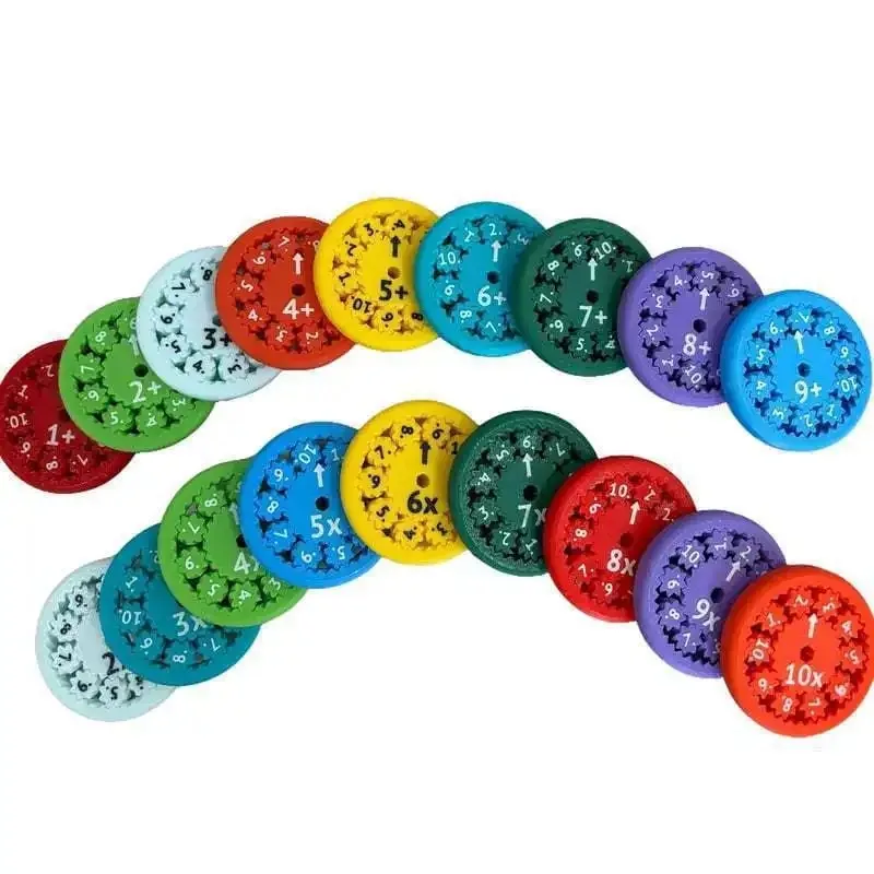 Wholesale Digital Gyroscopes Spin Fidget Spinner Mathematics Arithmetic Decompress Puzzle Gear Spin Add Subtract Multiply Divide