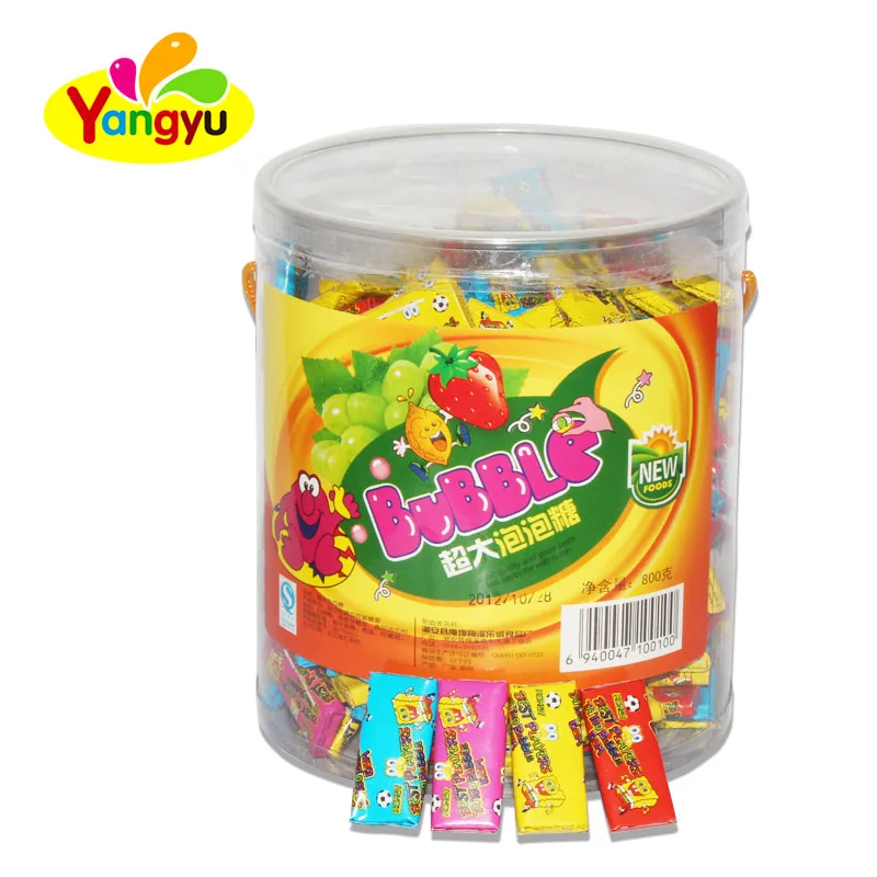 Супер большая Жевательная жевательная резинка с татуировкой