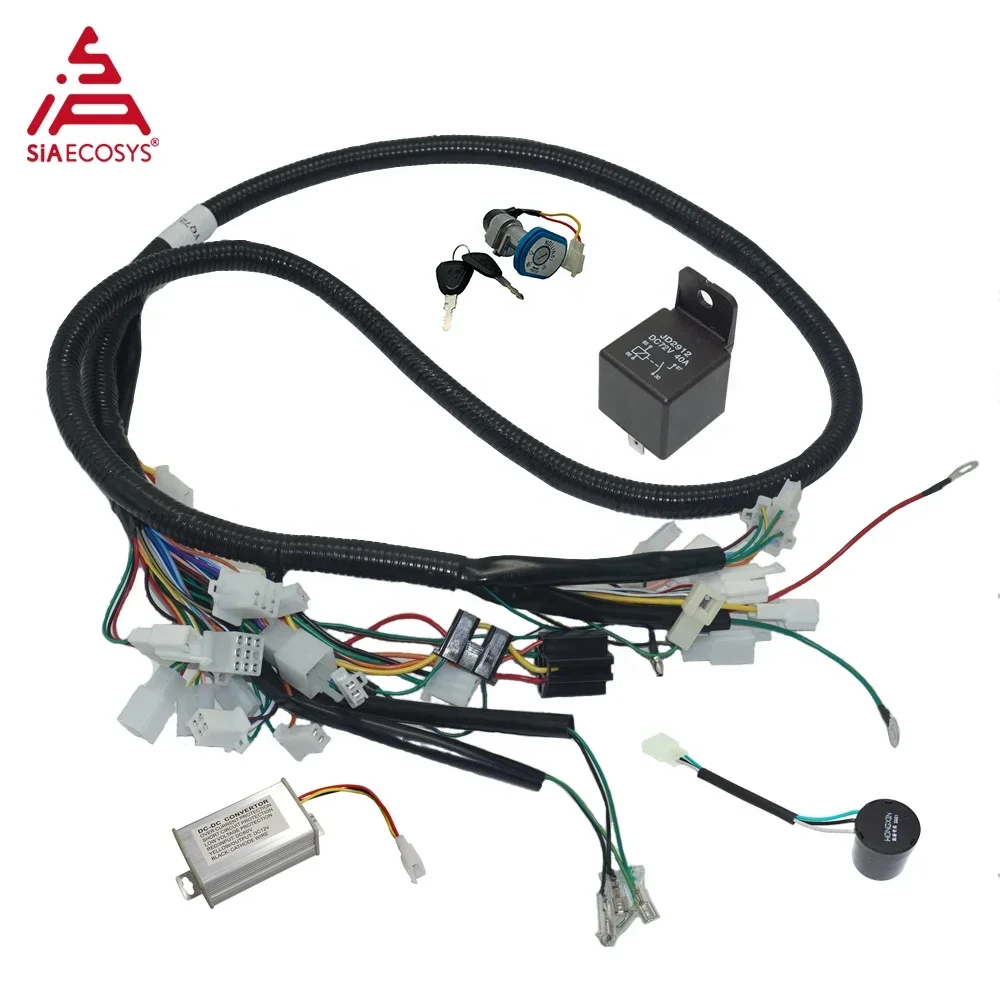Siaecosys Vehicle Wiring Harness for Electric Bike Control