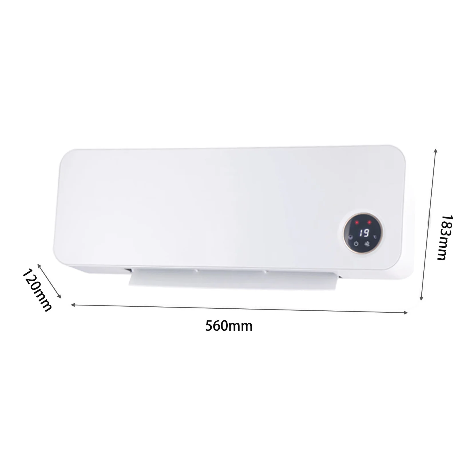 Electric Fan, Portable, PTC, Wall - detail 2