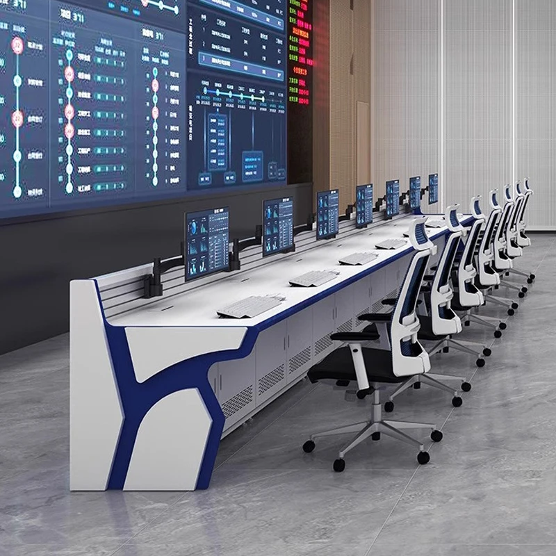 Customized Command Center Console Operating Console Technology Central Control Room Monitoring Console Office Desk