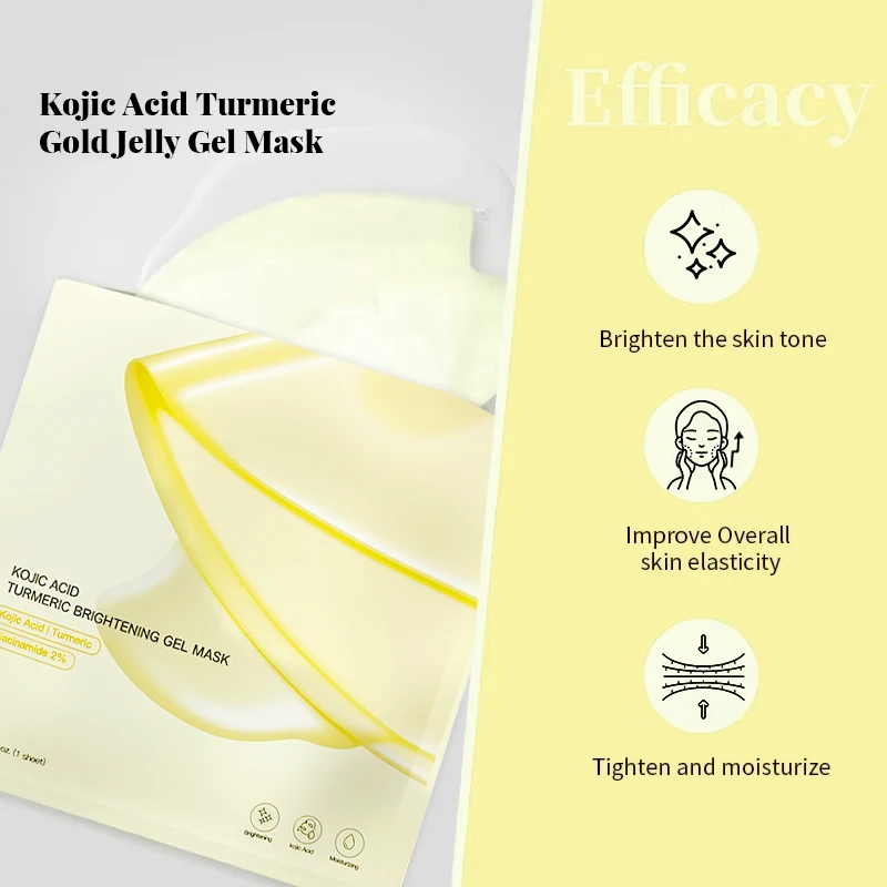 Kojic Acid Turmeric Night Wrapping Mask Jelly Face Mask Kojic Acid ...