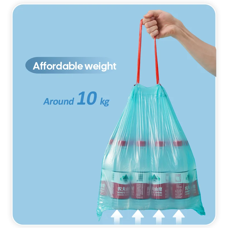 Epi Biodegradable Garbage Bags Orange Drawstring Trash Bag Household Bin Bags With Handle Buy