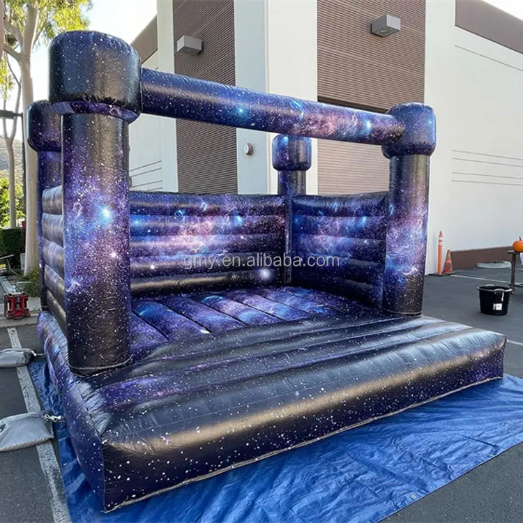 Space bouncy castle moonwalk jumper inflatable bounce house