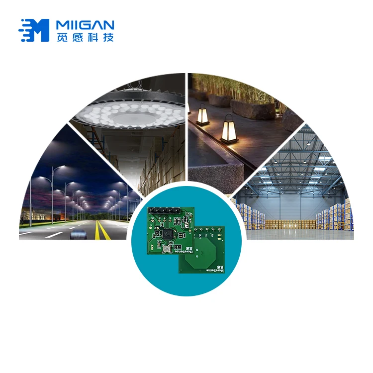 MS58-2020D21M4 5.8GHz Microwave Radar Module Long Distance 30meters High Altitude Street Light or High Bay Light Motion Sensor