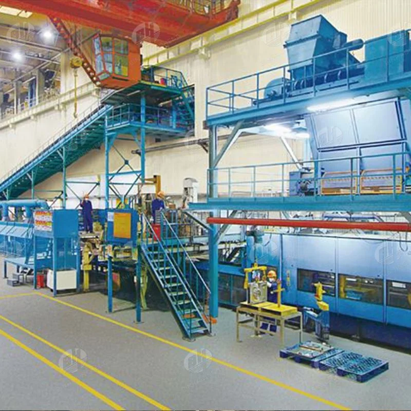 China Foundry Green Sand Casting Horizontal Flaskless Moulding Machine and Molding Line Good As Sinto and DISA