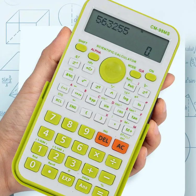 School Examination 12 Digits 240 Functions Student Calculator Electronic Advanced Mathematics Scientific Calculator