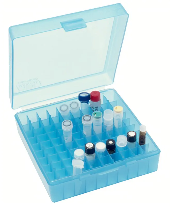 Tubes à Essai Gradués HUAZIZ - Lot De 80, 5ml Bleus | Bouchon à Vis étanche, Pour Congélation Et Stockage