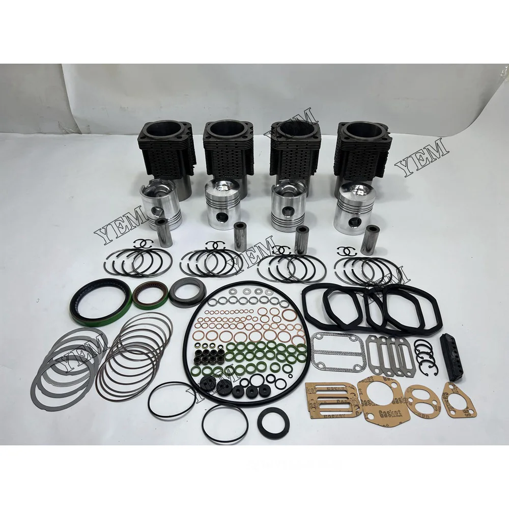F4L912 Cylinder Liner Kit With Gasket Set for Deutz Rebuild Kit High Performance 3