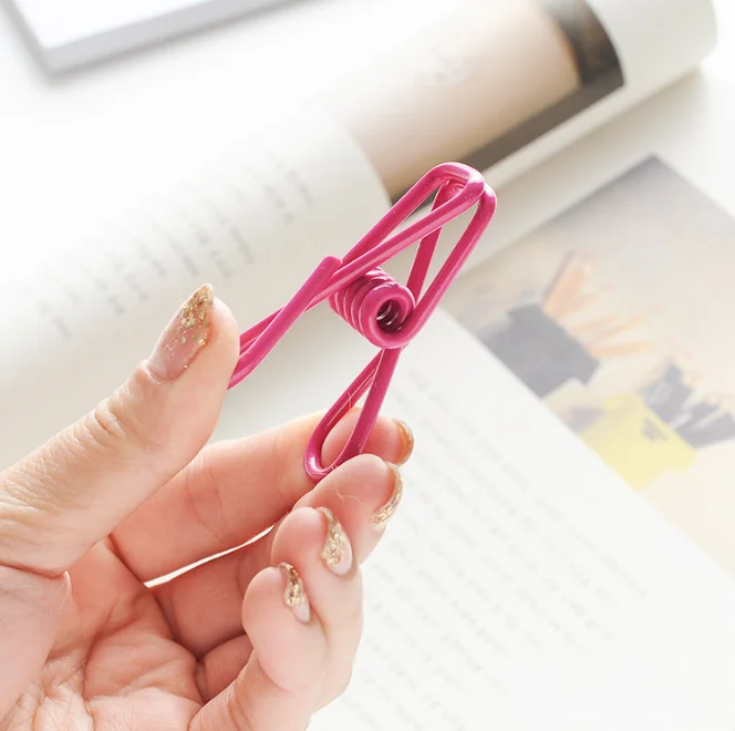 10 небольших цветных многофункциональных фиксированных фотозажимов DN0107 креативные зажимы для одежды