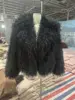 Colletto a stella Mao in peluche nero