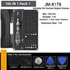 8176 [106-en-1] avec jeu d'outils de démontage de 5 pièces en cadeau