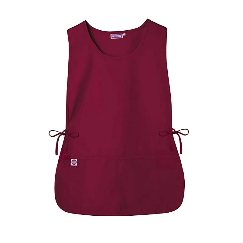 Chef Cobbler Apron with 2 Front Pockets Poly-Cotton Art Smock Aprons for Unisex Adult Women Men