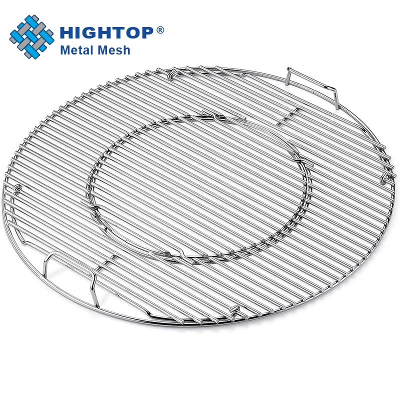 Round Stainless Steel Barbecue Welded Rotating Bbq Grill Mesh Grate