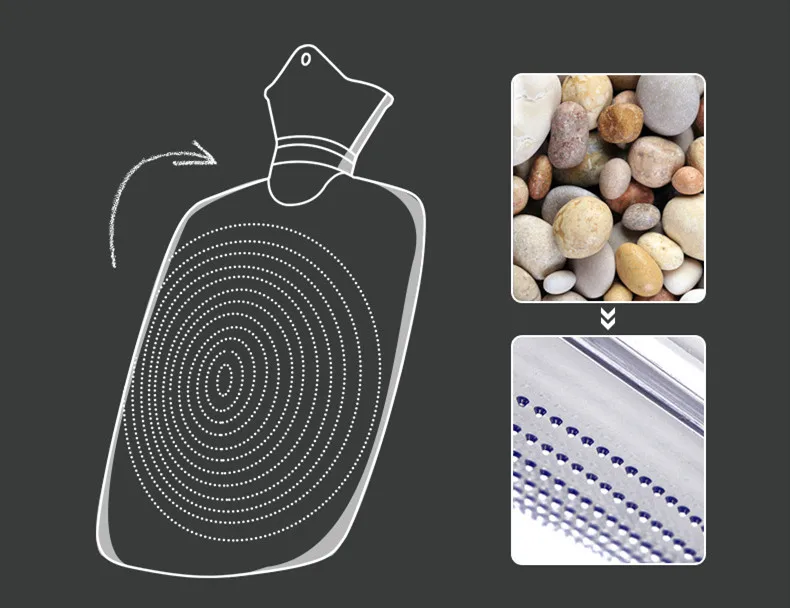 Mydays Outdoor Wholesale Custom Big 1.8 Liter Thickening Pvc Hot Water