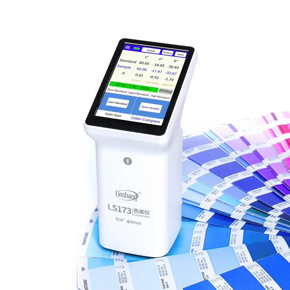 Promotion LS173 D/8 Colorimeters Cmyk Cie Lab Color Meter Portable Colorimeter for Color Measurement