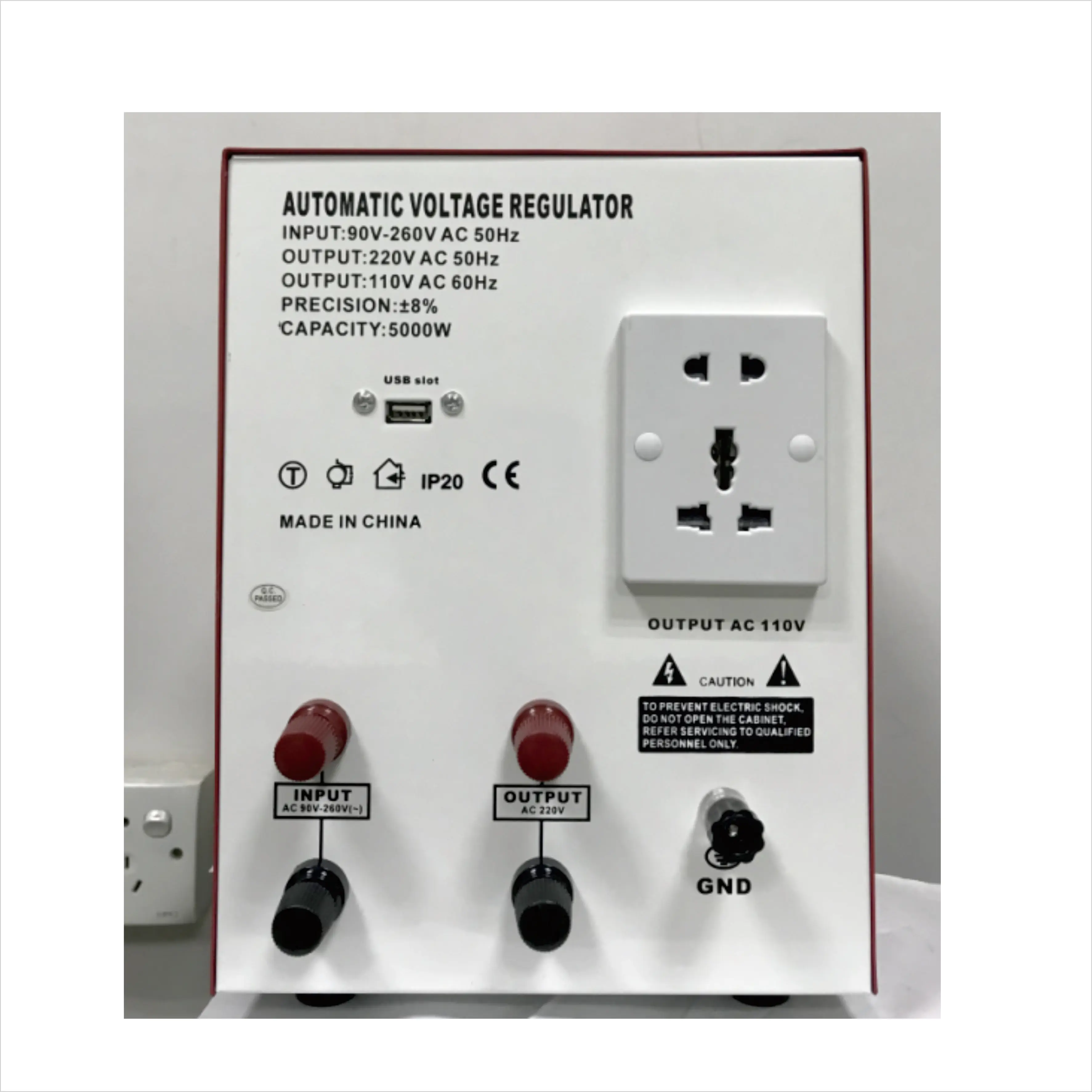 New Design  Home Using High Stabilizer With USB Port  Voltage Regulator