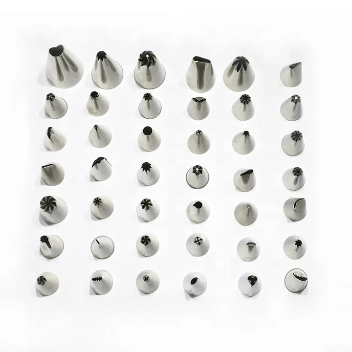 Factory Wholesale Food Grade Metal Piping Nozzles Cake Piping Nozzle Tool Set