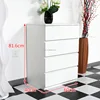 White 4 drawers